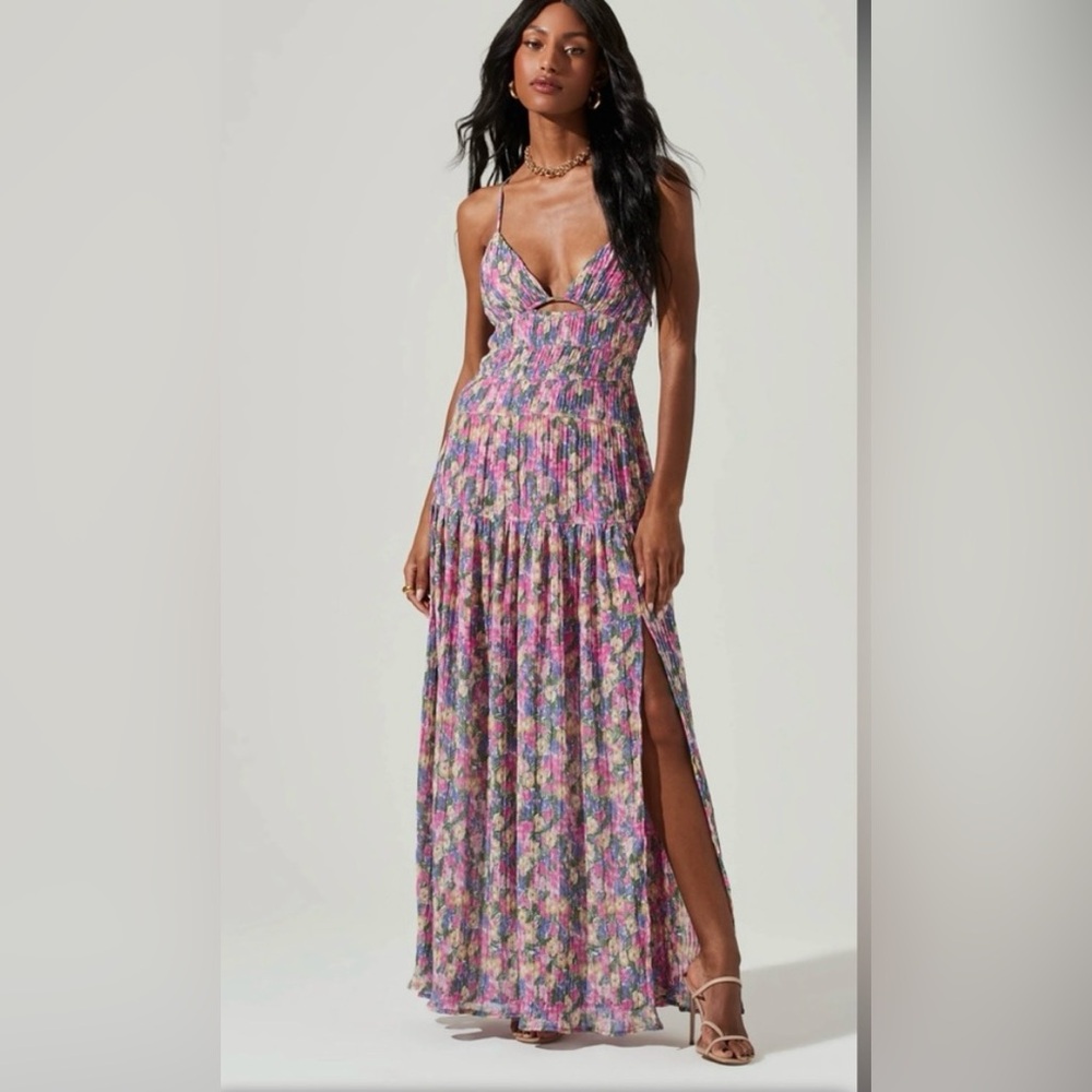NWT ASTR floral maxi dress